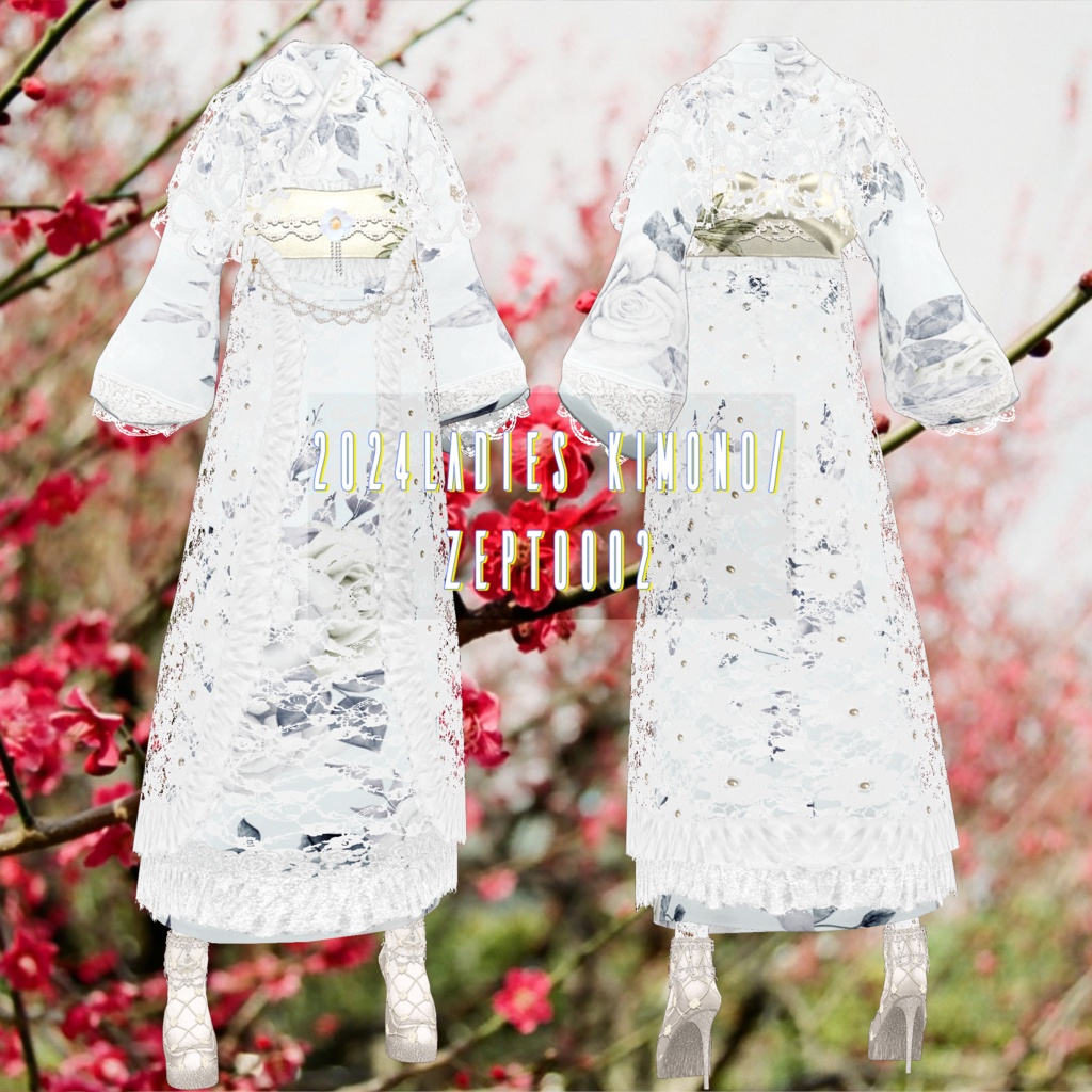 【VRoid texture】2024ladiesKIMONO/ZEPTO002