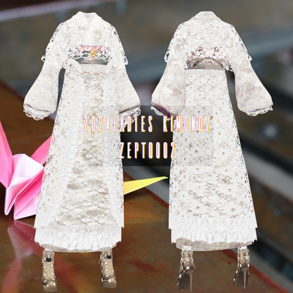 【VRoid texture】2024ladiesKIMONO/ZEPTO002
