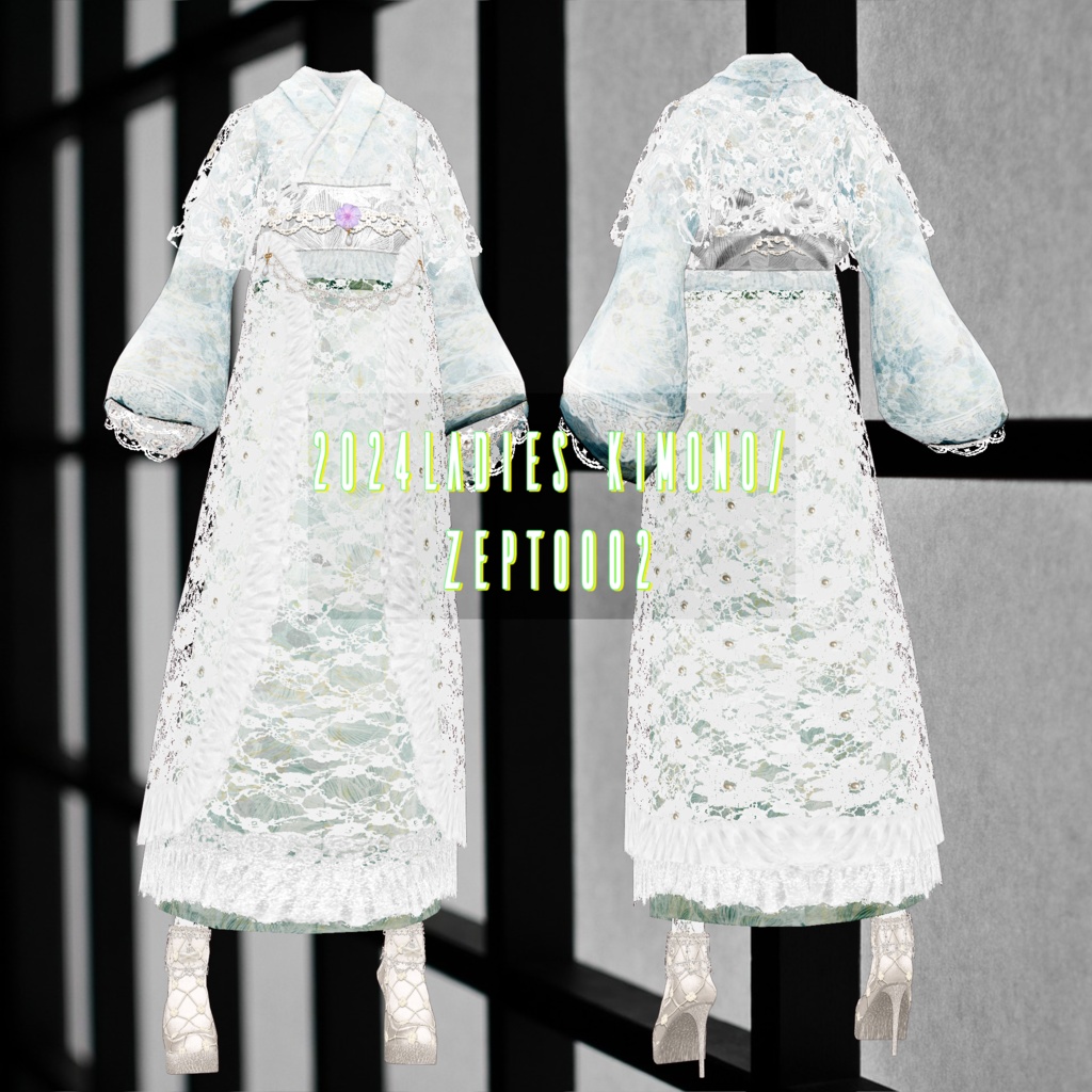 【VRoid texture】2024ladiesKIMONO/ZEPTO002