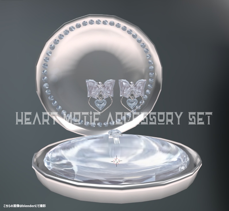 【3ｄaccessory】Heart motif accessory set/ZEPTO002
