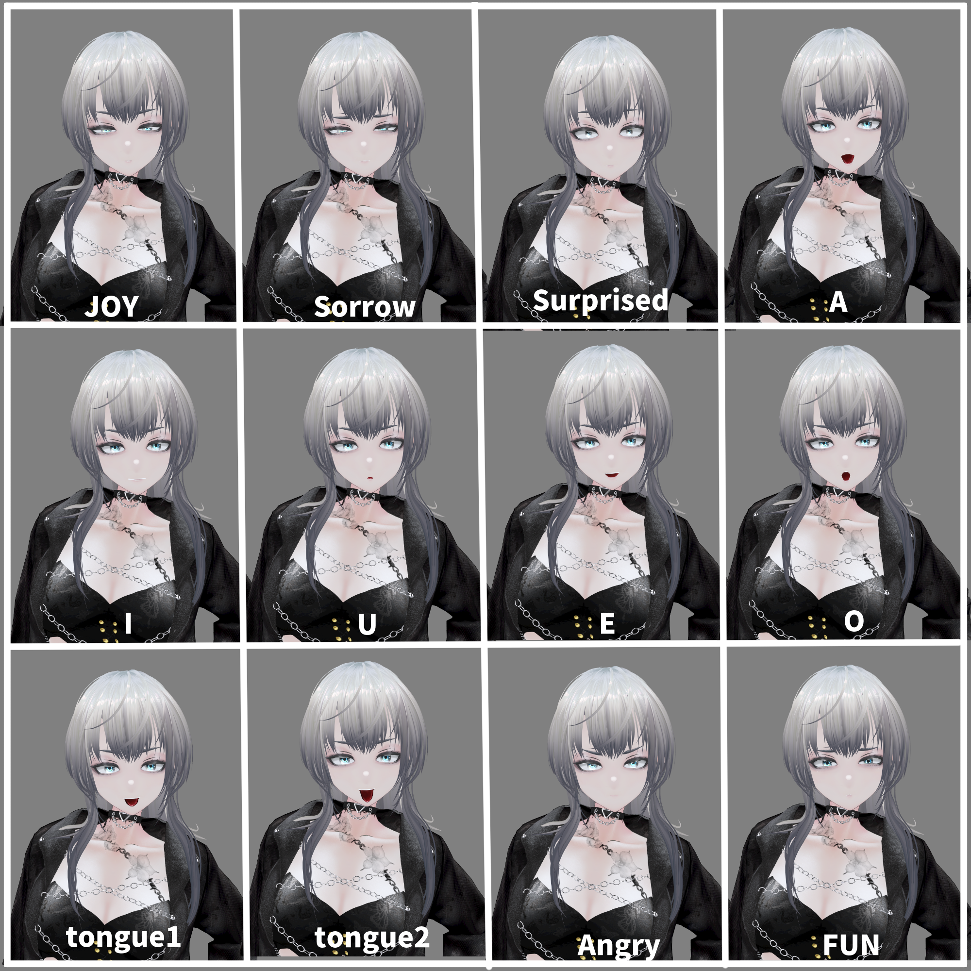 【VRoid texture/.vroid/VRM】オリジナル3Dモデル zwart.zilver/ZEPTO002 - ZEPTO002 ...