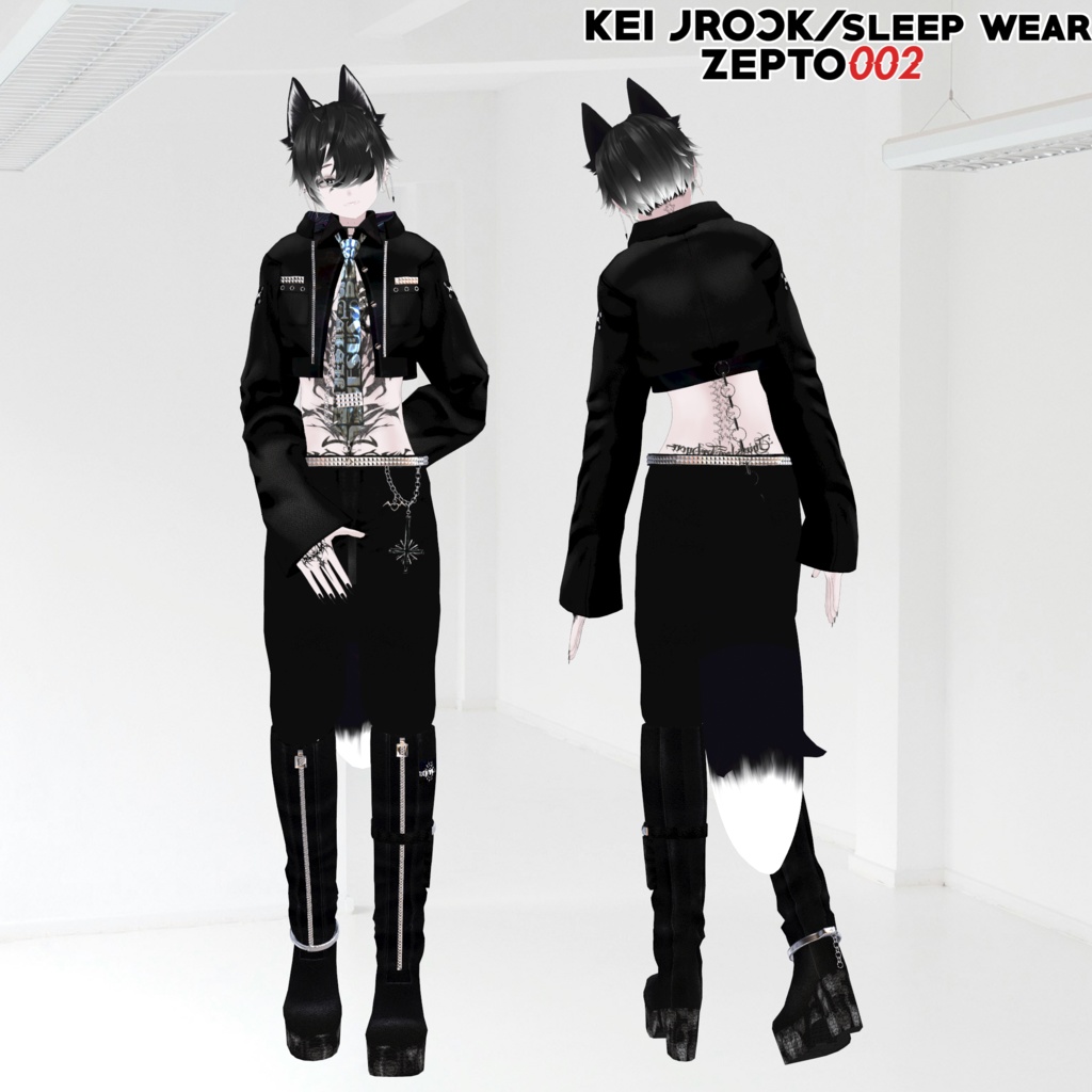 【繋_KEI】JROCK+Sleepwear【新素体/MA対応/PB+collider設定済】/ZEPTO002