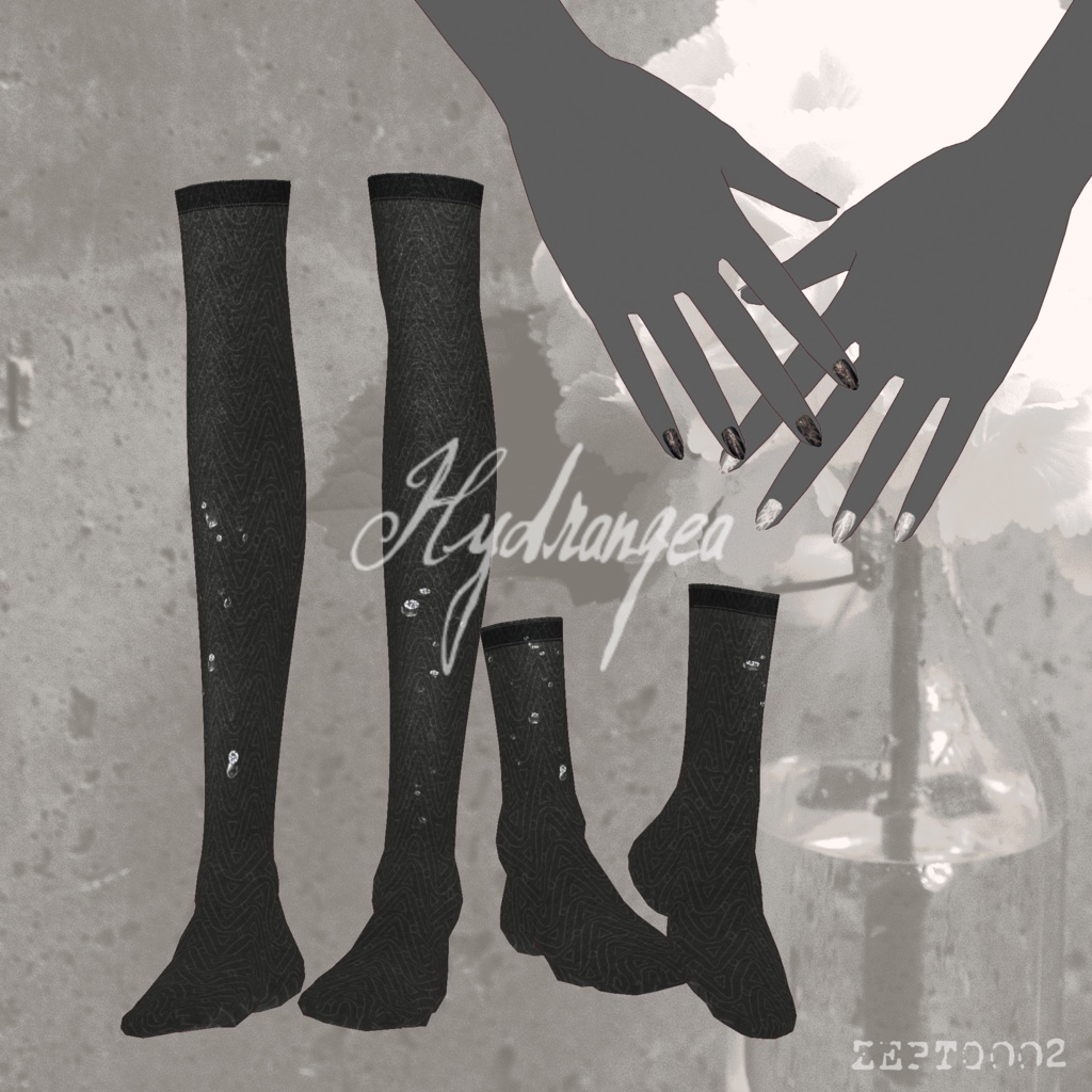 【VRoid texture】 hydrangea/ZEPTO002