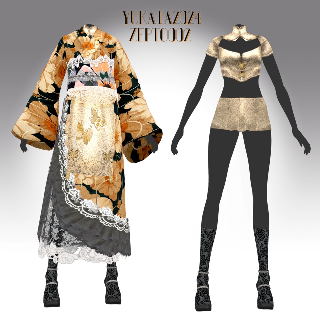 【VRoid texture】YUKATA2024/ZEPTO002