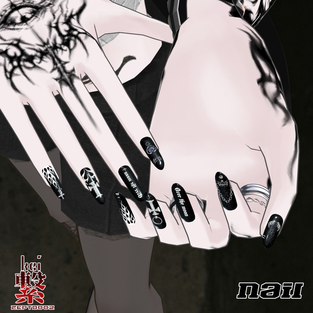 【繋_KEI】formal clothes+nail+αSET/bunny衣装追加【MA対応/2025新素体対応+PB/Collider設定済】/ZEPTO002
