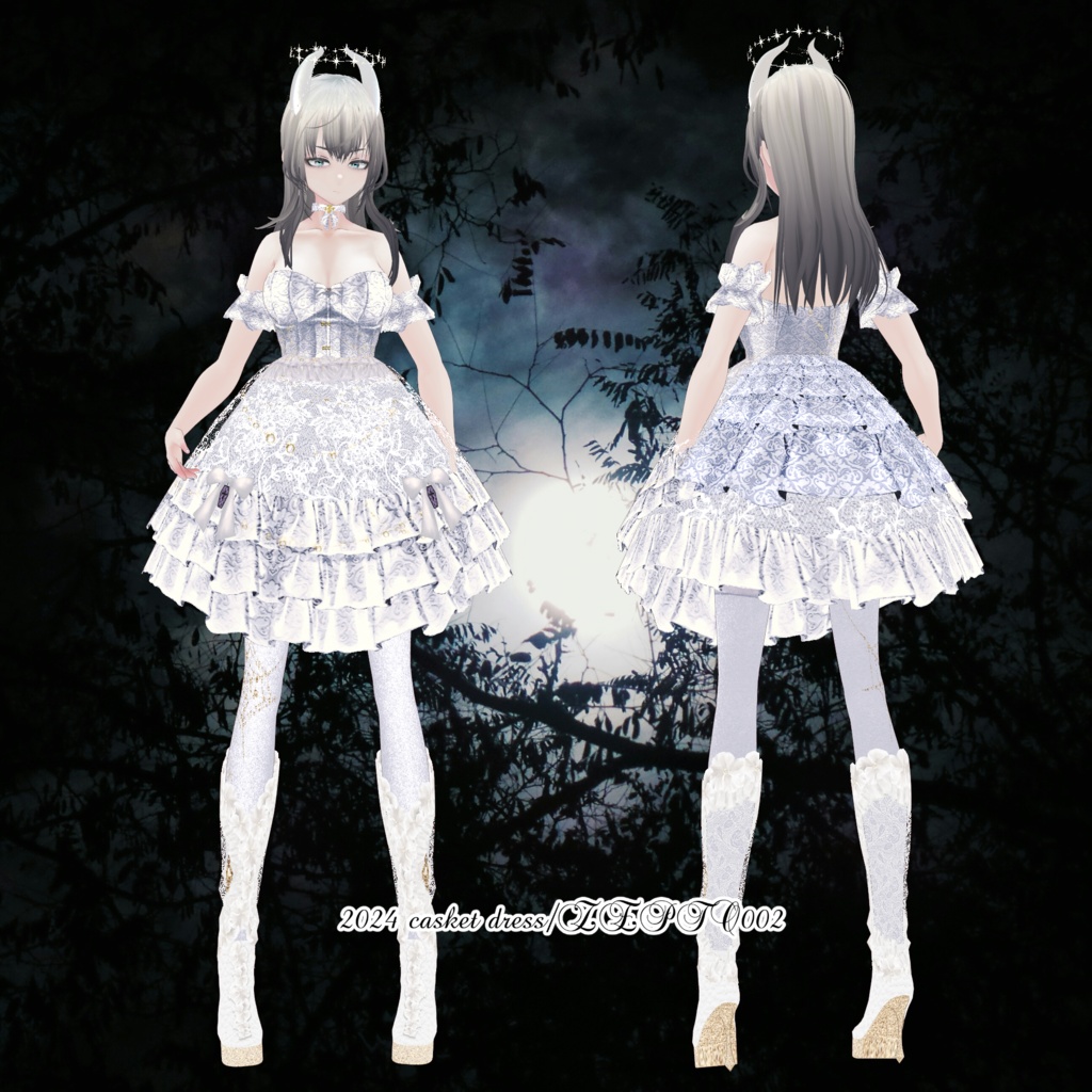 【VRoid texture】2024 casket dress/ZEPTO002
