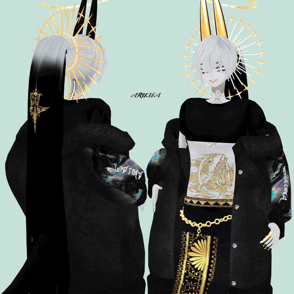 【ARMA_アルマ】Ponytail/jacket /accessories set/ZEPTO002