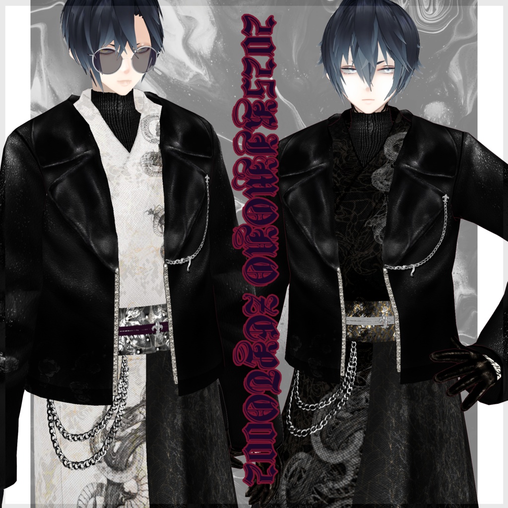 【VRoid texture】2025men'sKIMONO/ZEPTO002