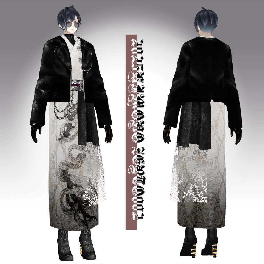【VRoid texture】2025men'sKIMONO/ZEPTO002