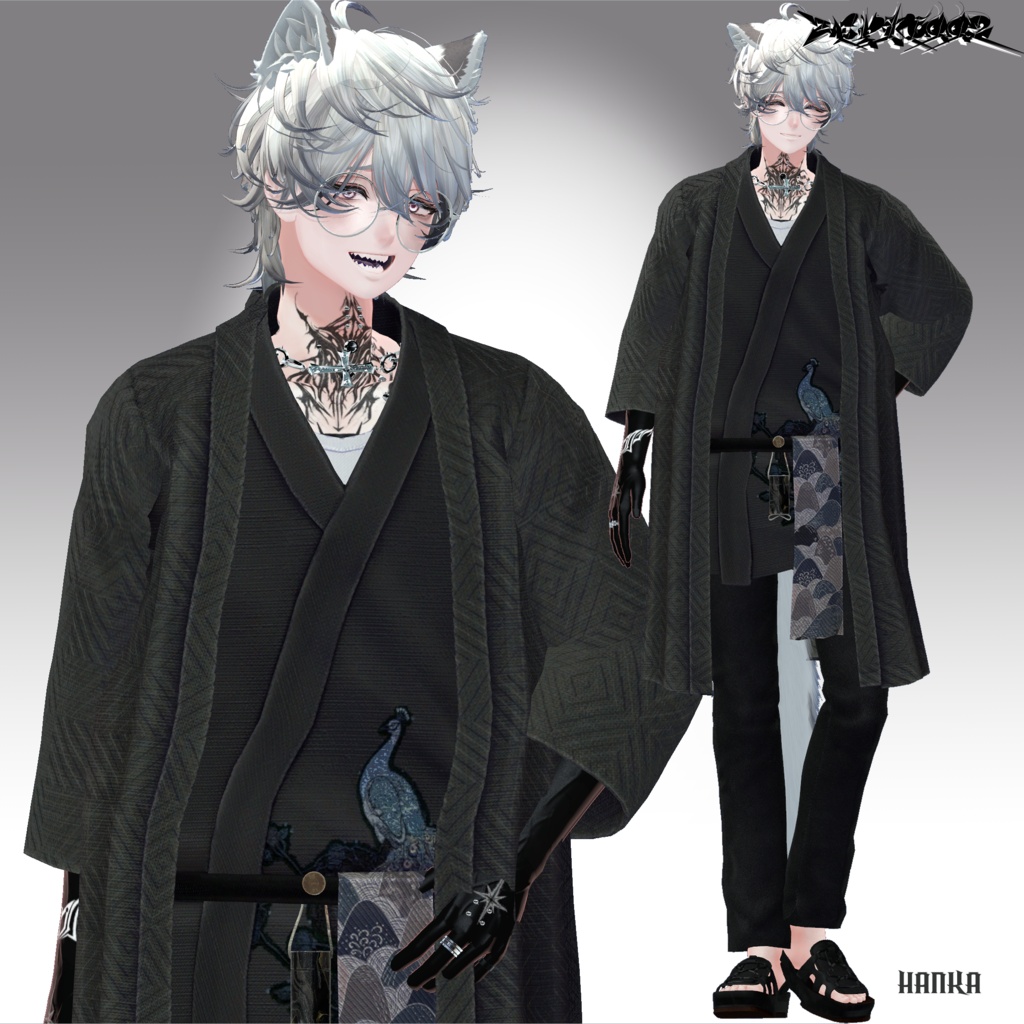 【VRChat】Men's WA casual/ZEPTO002【6Avatar対応/PB+CO/MA設定済】