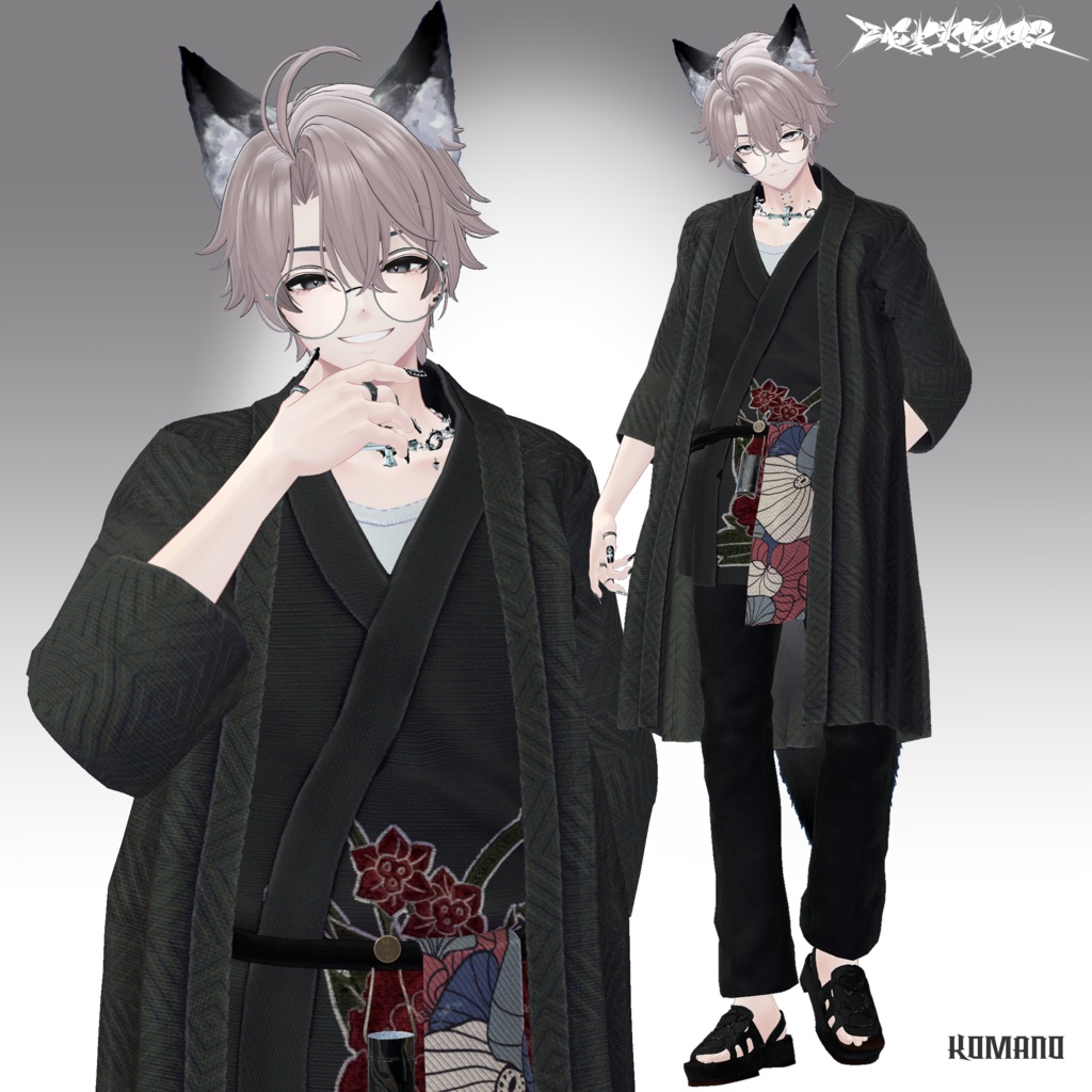 【VRChat】Men's WA casual/ZEPTO002【6Avatar対応/PB+CO/MA設定済】