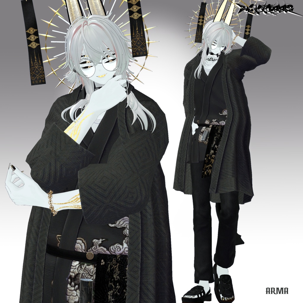 【VRChat】Men's WA casual/ZEPTO002【6Avatar対応/PB+CO/MA設定済】