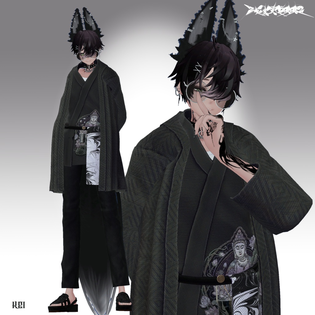 【VRChat】Men's WA casual/ZEPTO002【6Avatar対応/PB+CO/MA設定済】