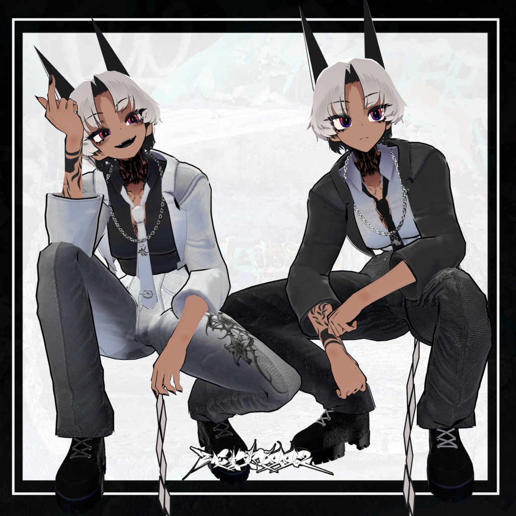 【VRChat】SiuSiu cloth set/ZEPTO002【SiuSiu対応/MA/PB+CO設定済】