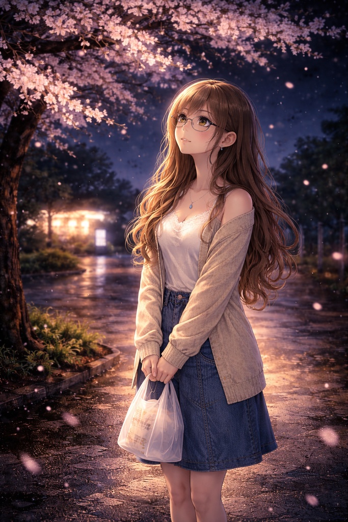 夜に咲く、静かな時間