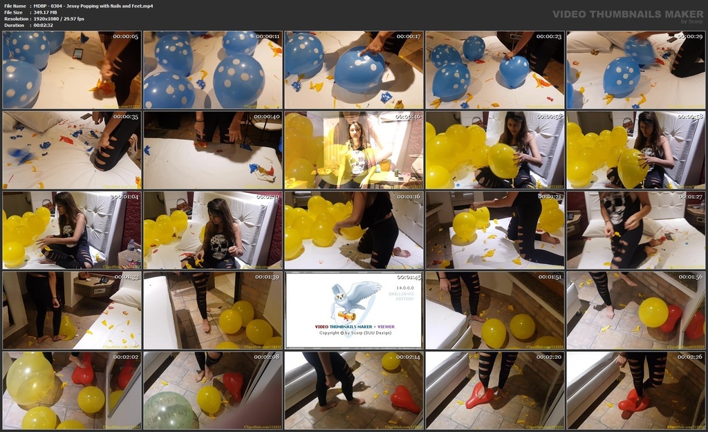 爪と裸足で飛び出すジェシー - ちょっとした掃除