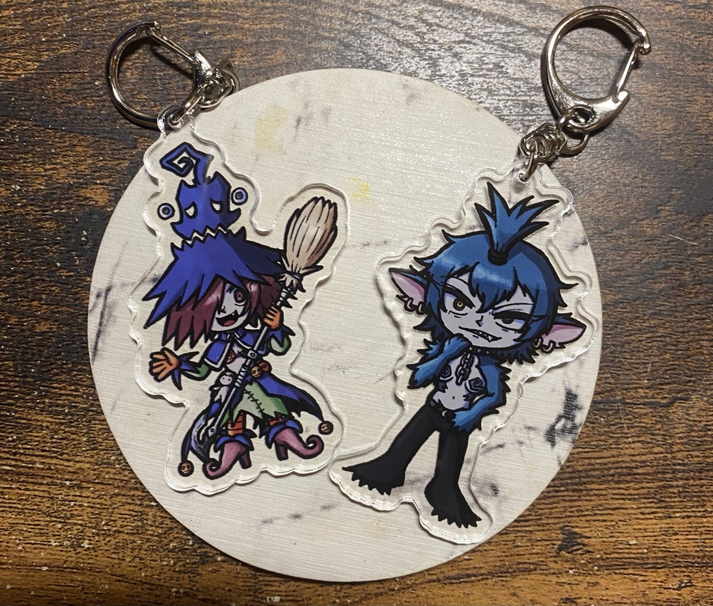 HELLS/HELLS ANGELS キキ/ウルフィ アクリルキーホルダー