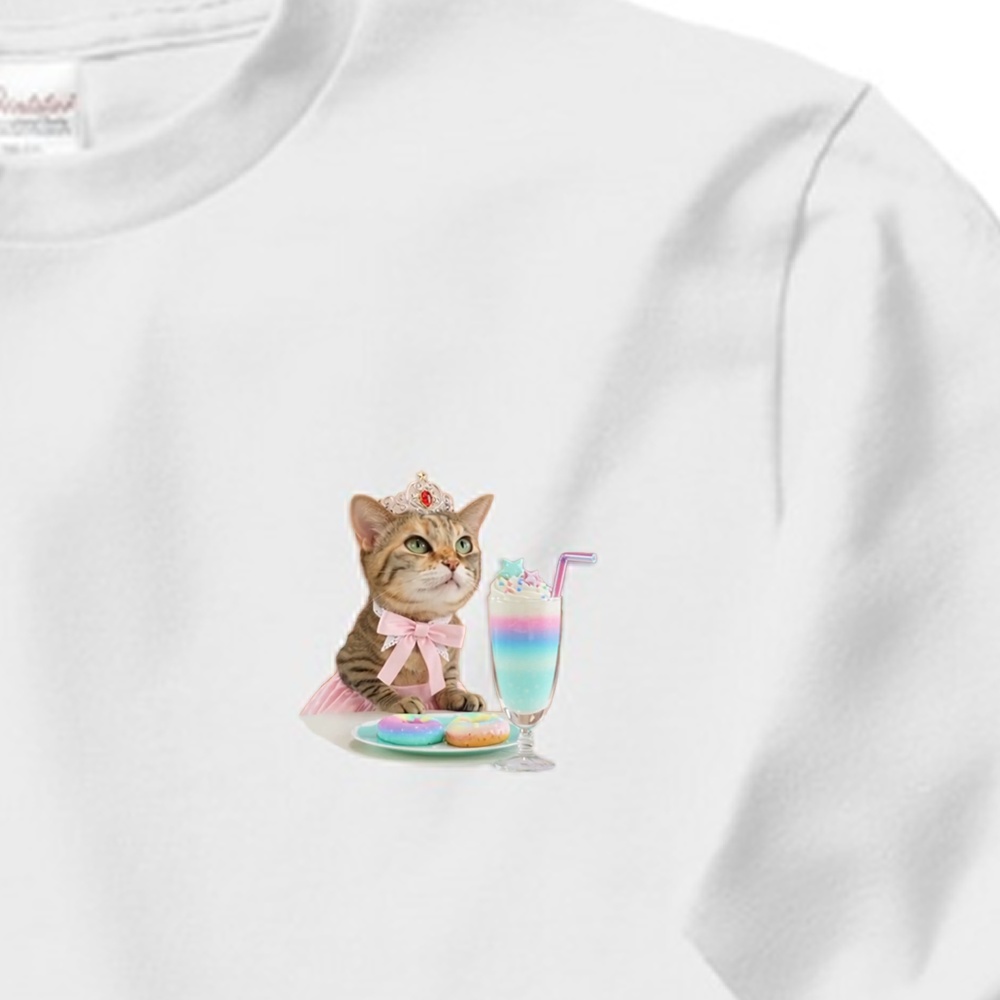 だんごと星つぶのティアラ ロングスリーブTシャツ(全5色)
