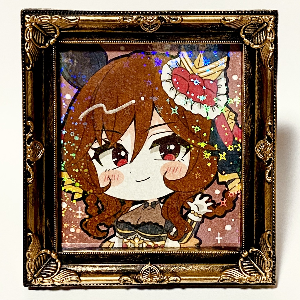 フレーム付き＊ウマ娘 ジェンティルドンナ 手描きイラスト色紙