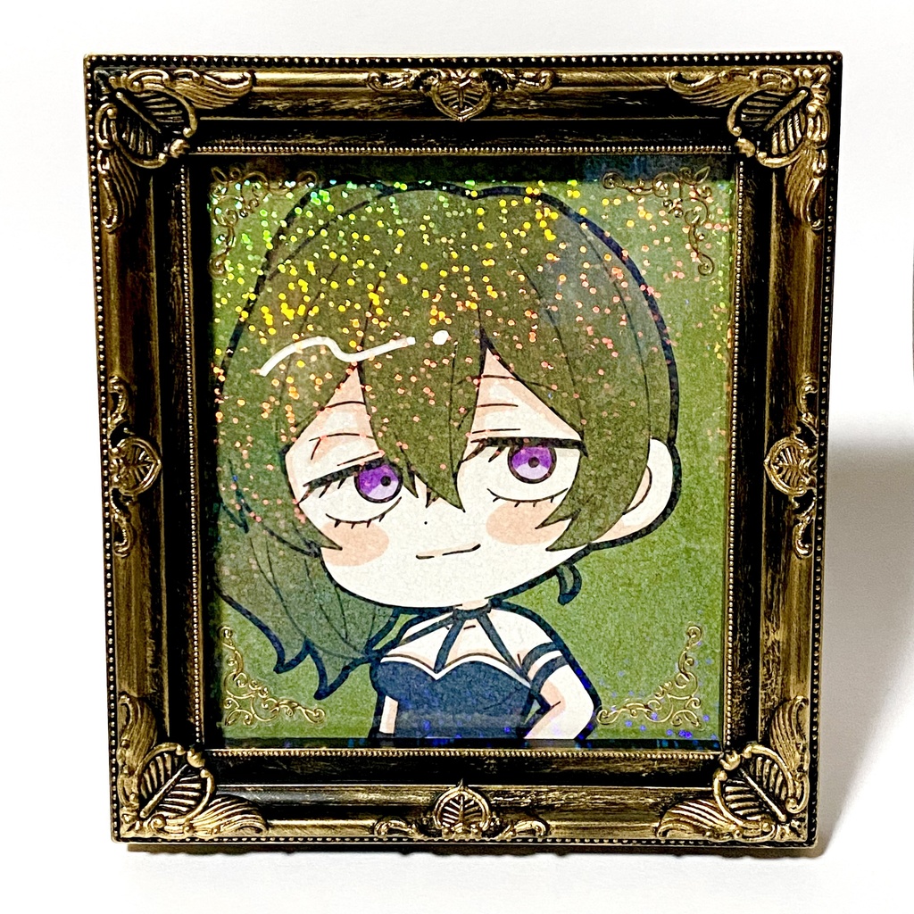 フレーム付き＊葬送のフリーレン ユーベル 手描きイラスト色紙