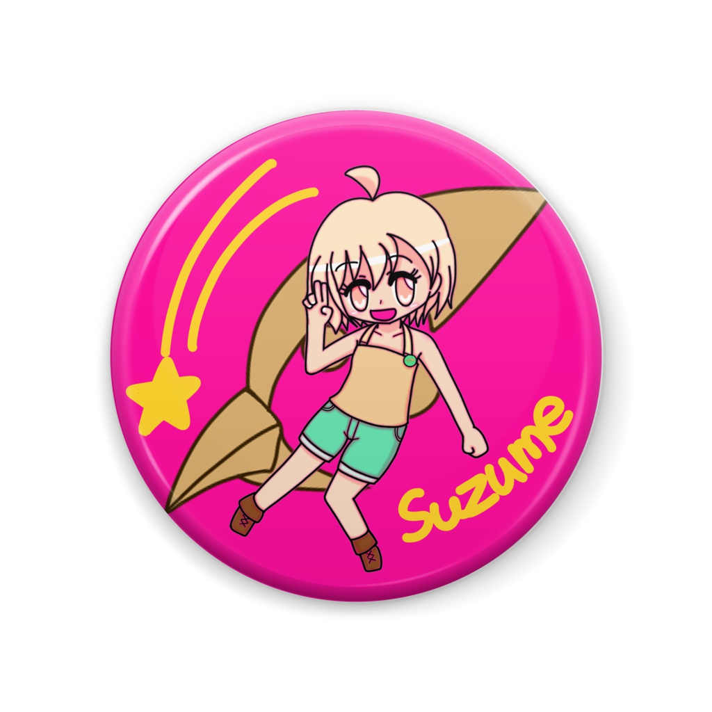 スズメちゃん缶バッジ