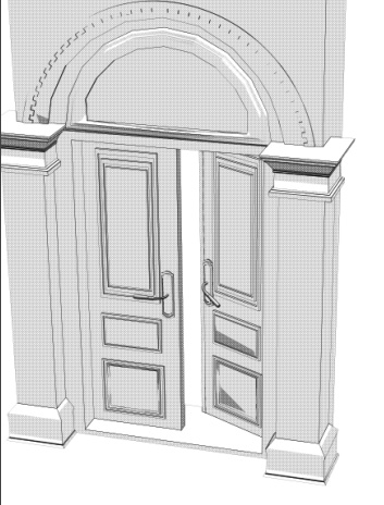 洋館ドア・可動式