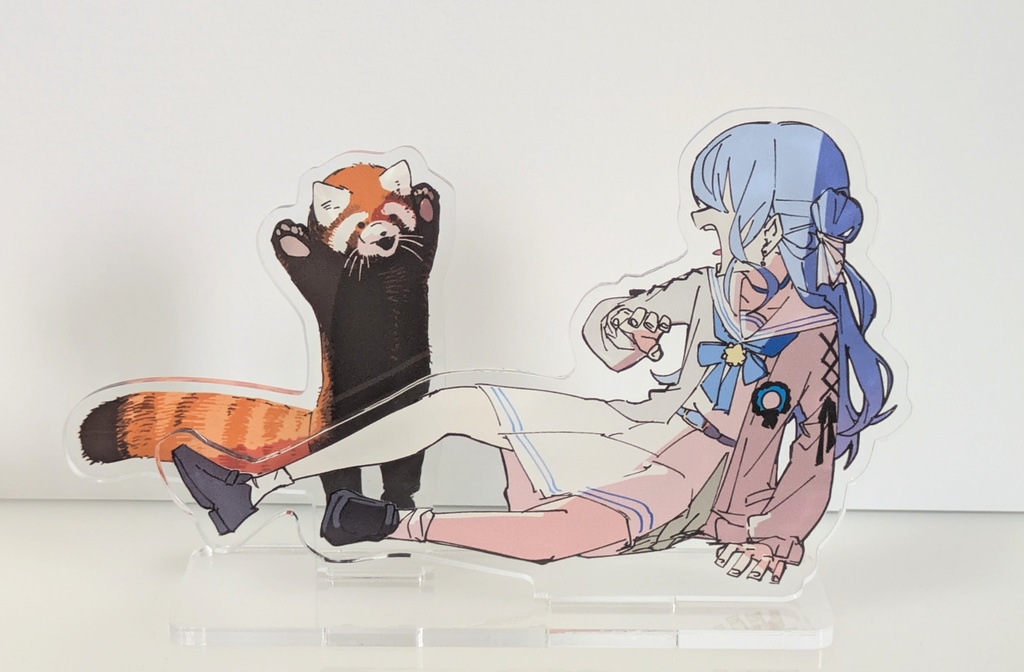 ホロクル10th】星街すいせい&レッサーパンダ アクリルスタンド【二次