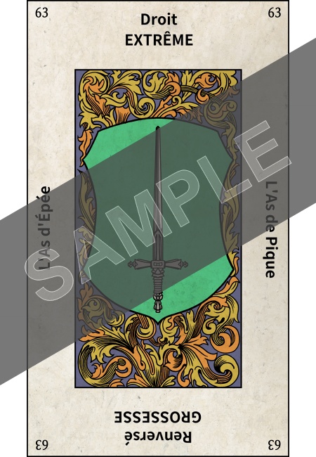 エテイヤ版タロットカード・小アルカナのソード14枚セットA