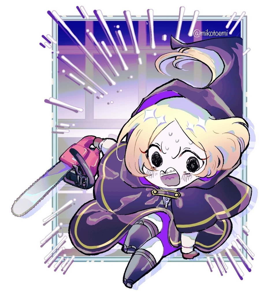 アクリルキーホルダー(『リトルナイトプレイヤー』)