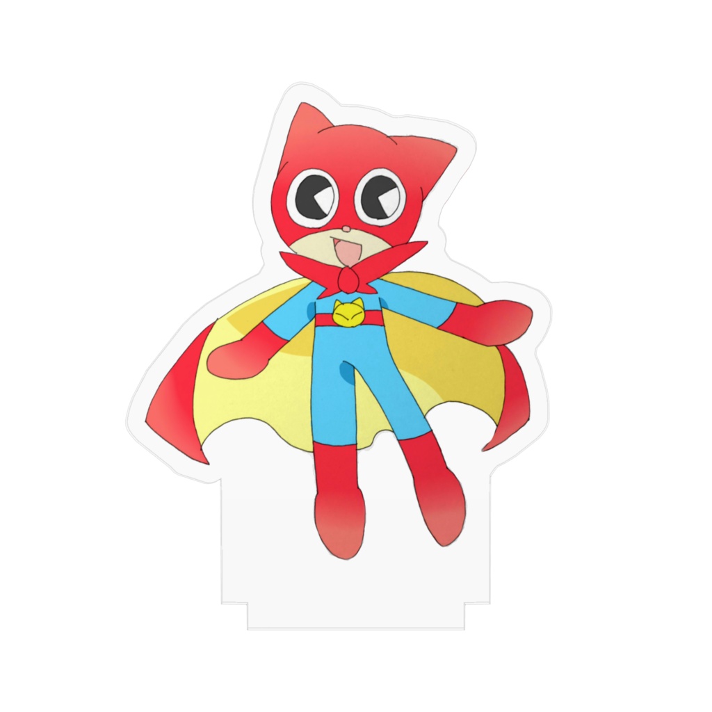 ニャンダーかめんアクリルフィギュア