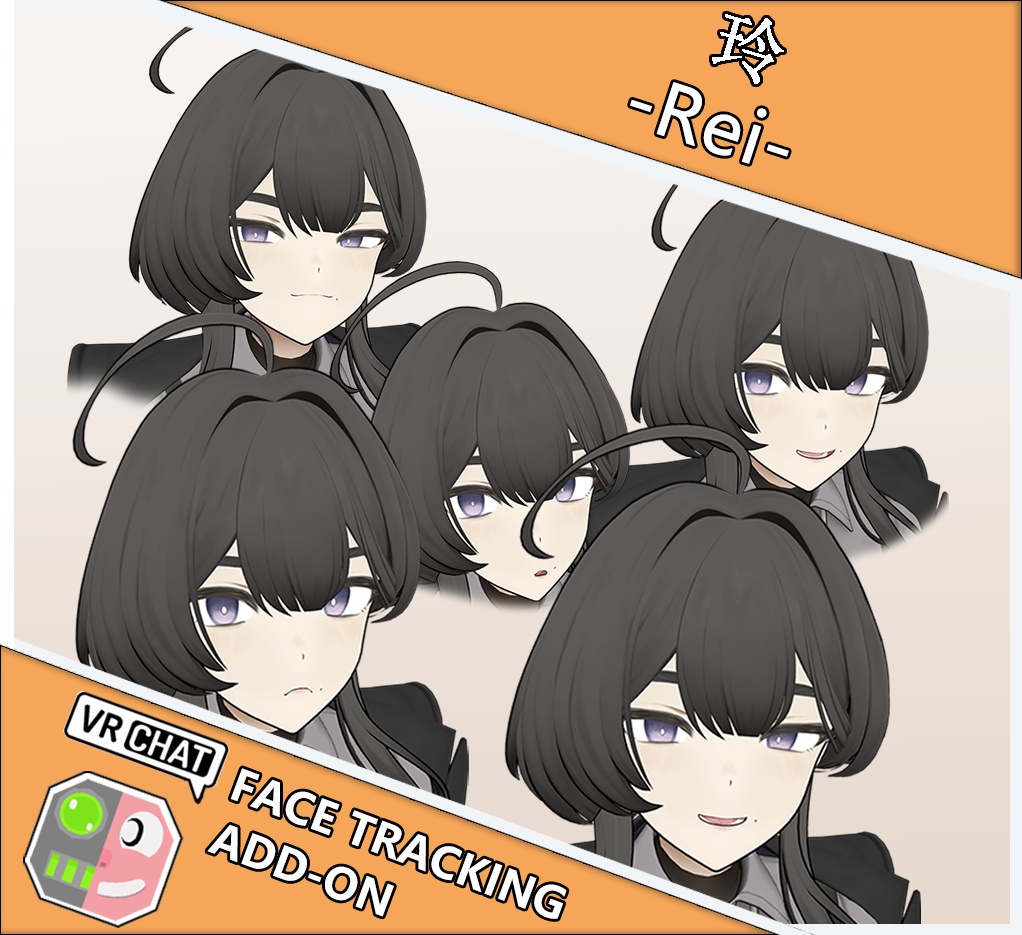 玲 -Rei- FaceTrackingAddon | 顔追跡アドオン