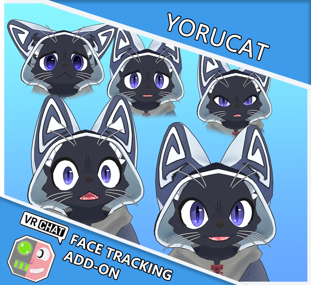 -YORU CAT- FaceTrackingAddon | 顔追跡アドオン