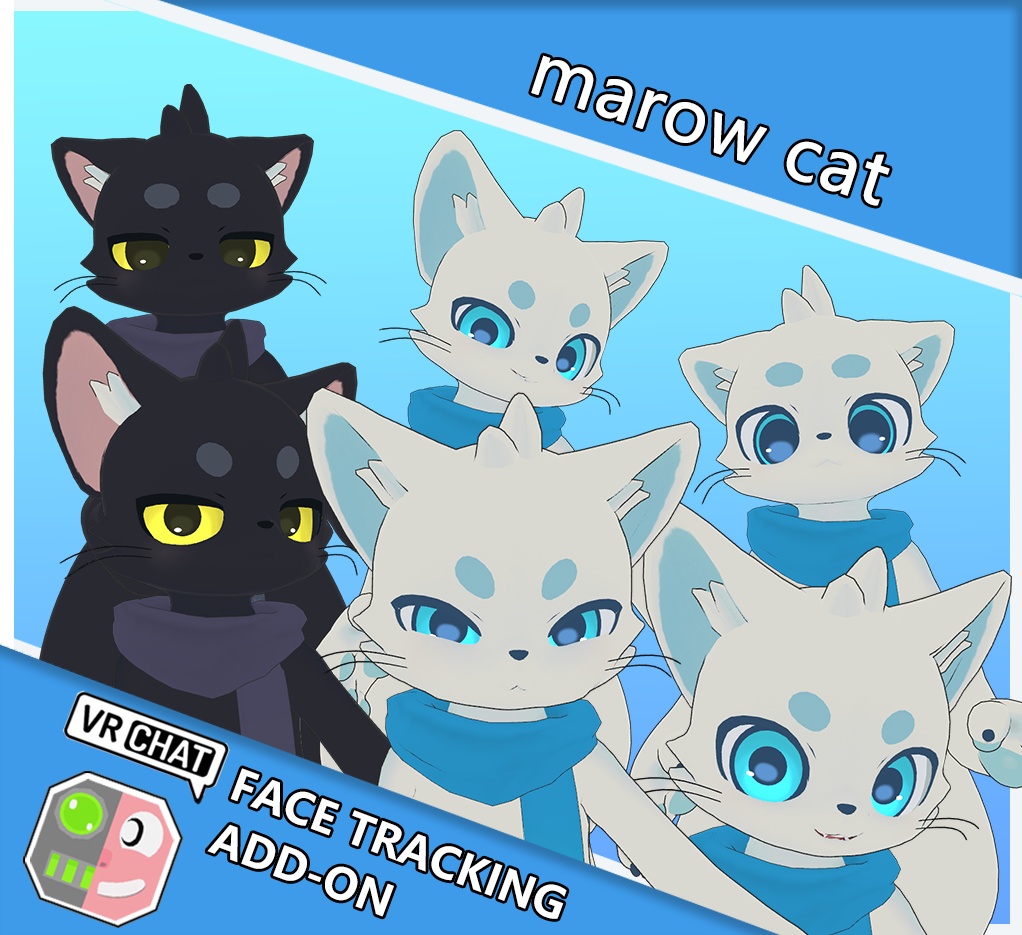 Marow cat - FaceTrackingAddon | フェイストラッキングアドオン
