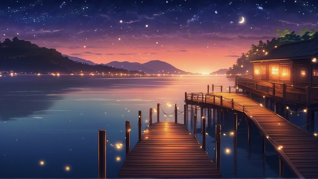 【配信背景素材】エモい都市夜景・夕暮れの屋上 4種セット(VTuber/歌枠・チル雑談向け・1920x1080)