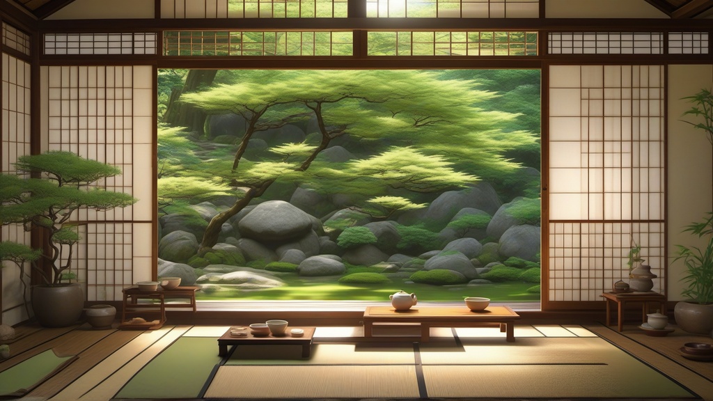 【配信背景素材】和風幻想・神社と古民家 4種セット(VTuber/雑談・怪談・歌枠・TRPG向け・1920x1080)