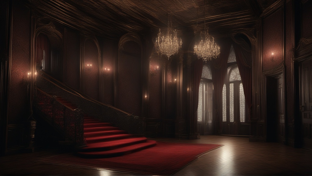 【配信背景素材】退廃美・静かな廃墟とホラー洋館 4種セット(VTuber/ホラー実況・TRPG・歌枠向け・1920x1080)