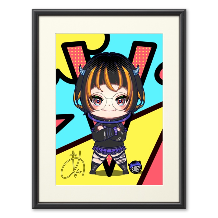 のあたんSDVイラスト(複製画)