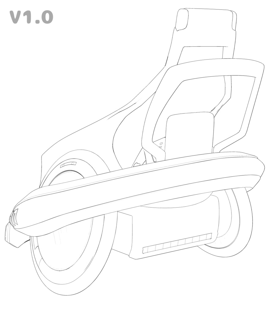 明星ヒマリ 車椅子 CLIPSTUDIO用3D+FBX(.cs3o .csmo .fbx)