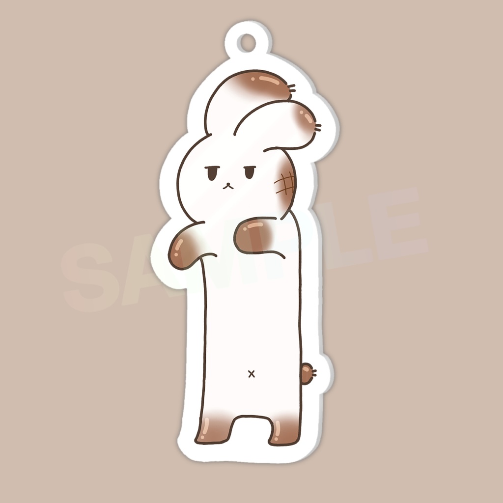 おもっちうさぎアクキー