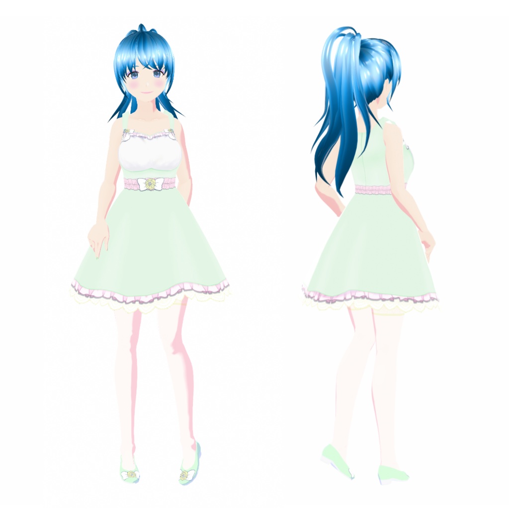 Pastel Colored Dress | VRoid