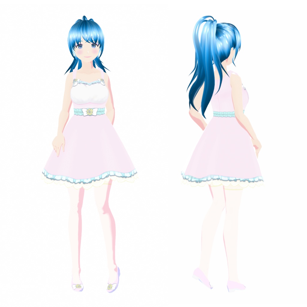Pastel Colored Dress | VRoid
