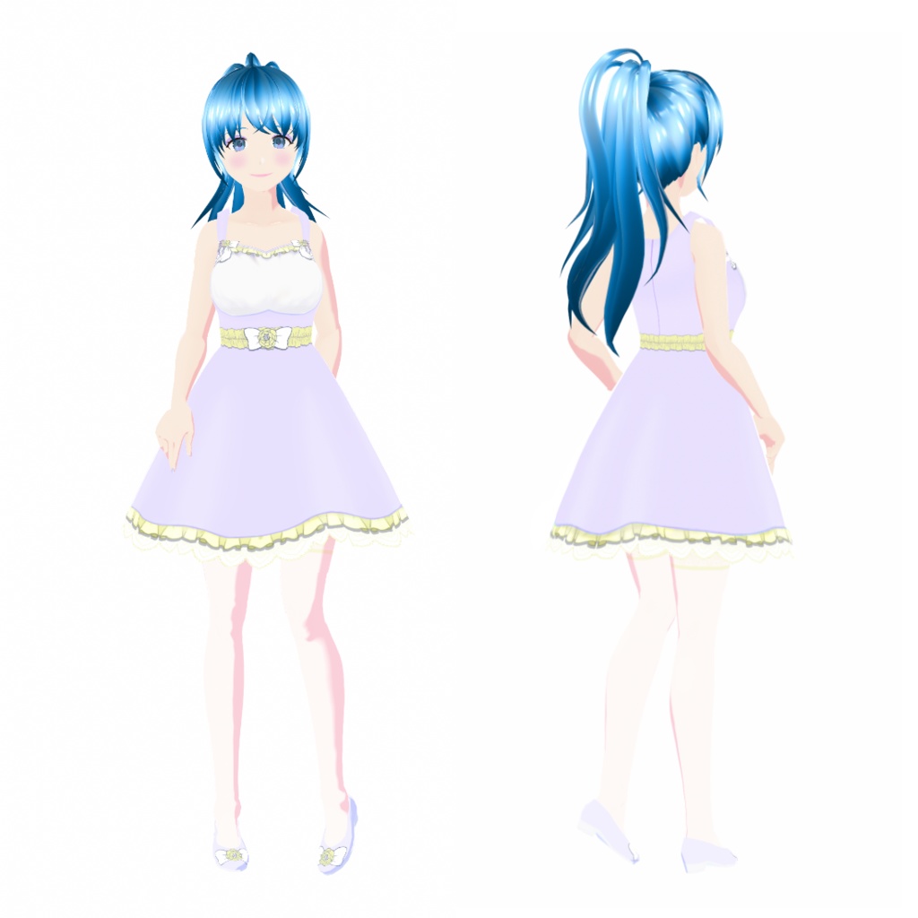 Pastel Colored Dress | VRoid