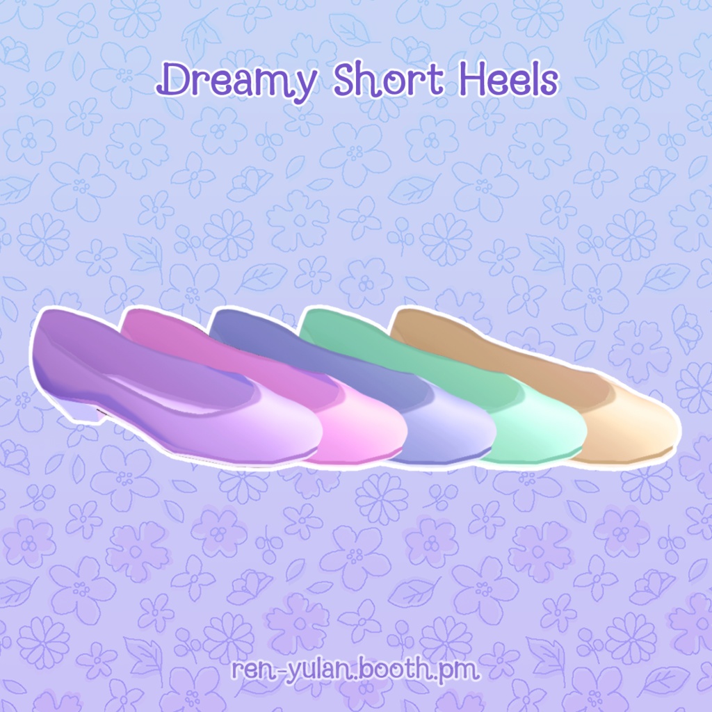 Dreamy Short Heels | VRoid