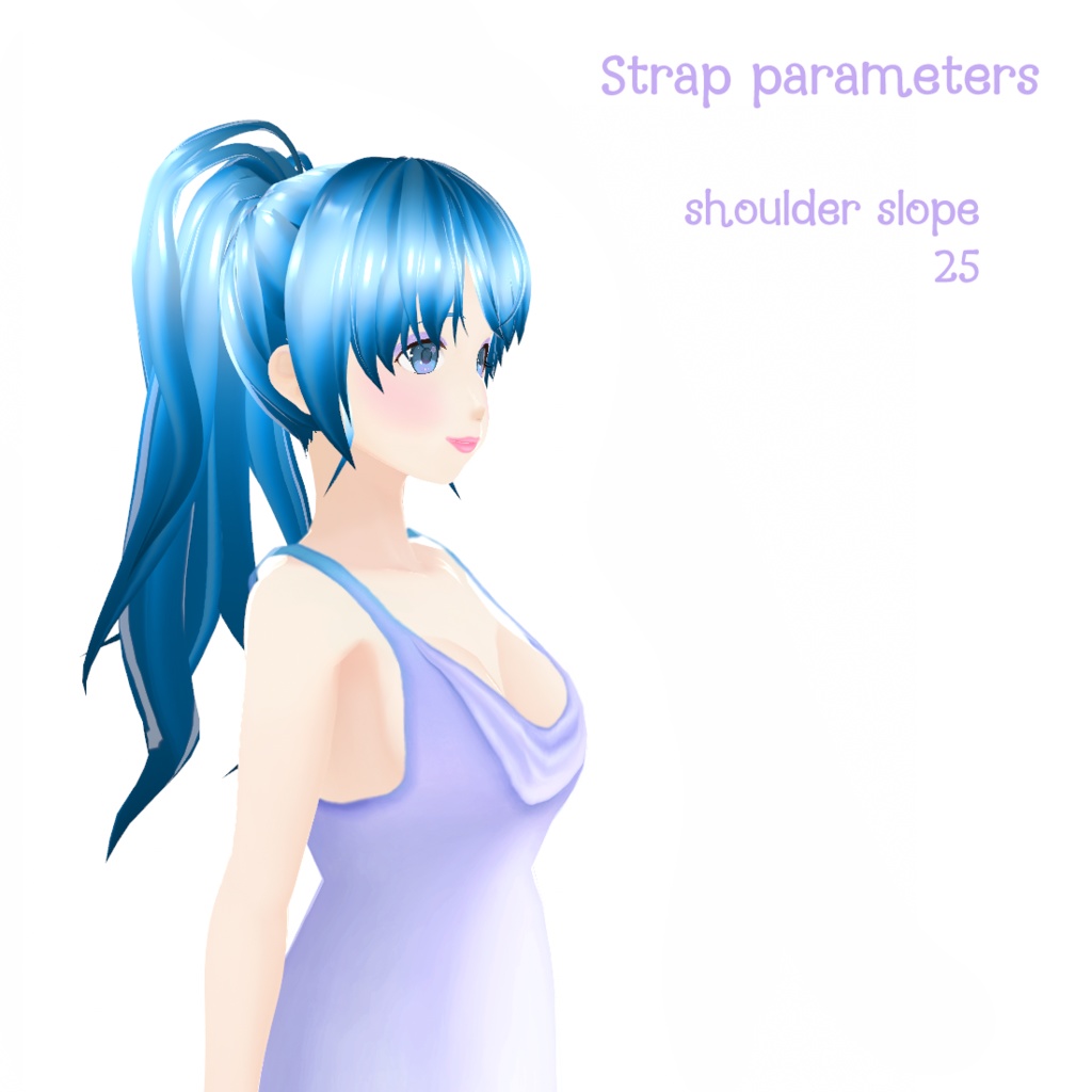 Dreamy Long Dress | VRoid