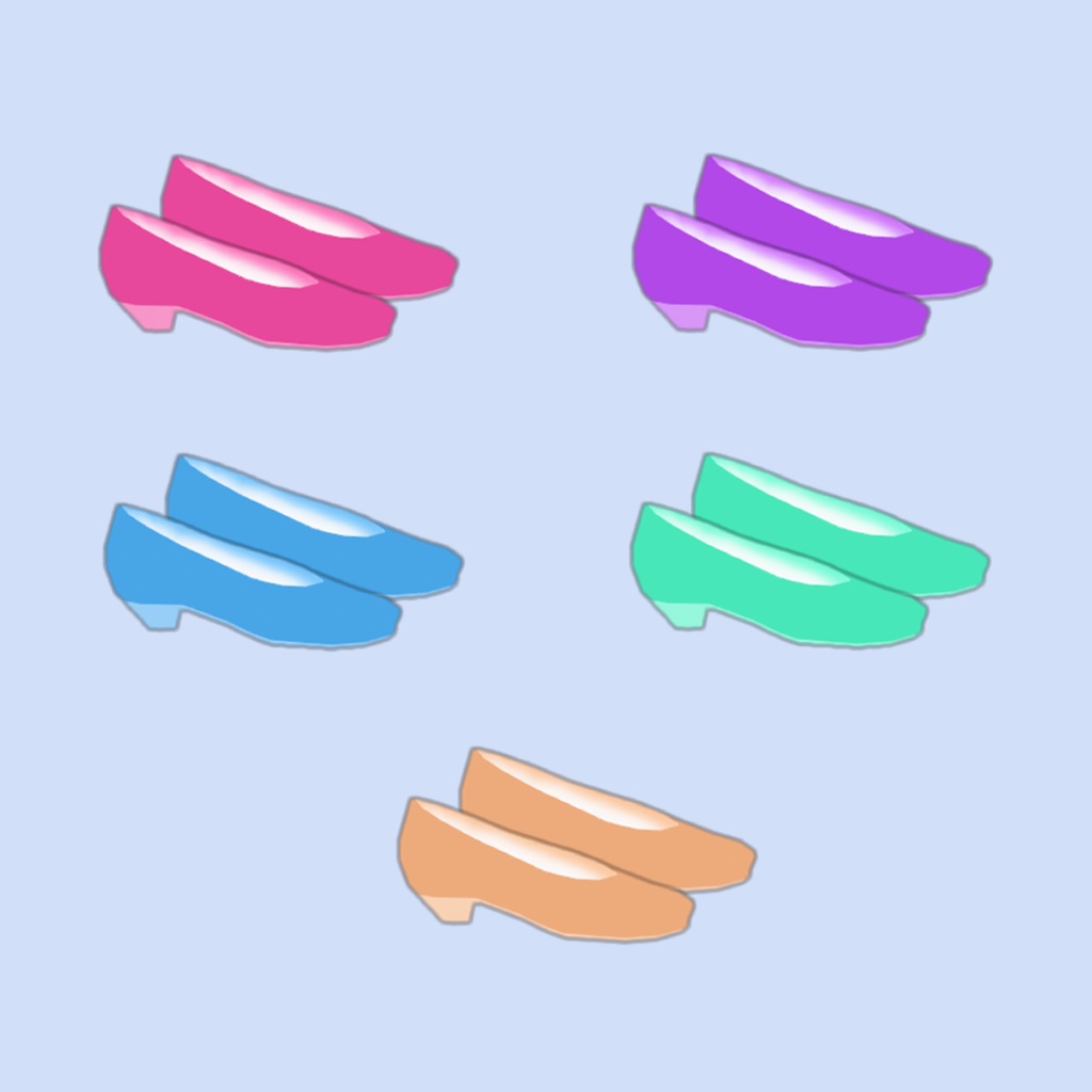 Ball Gown and Shoes | VRoid