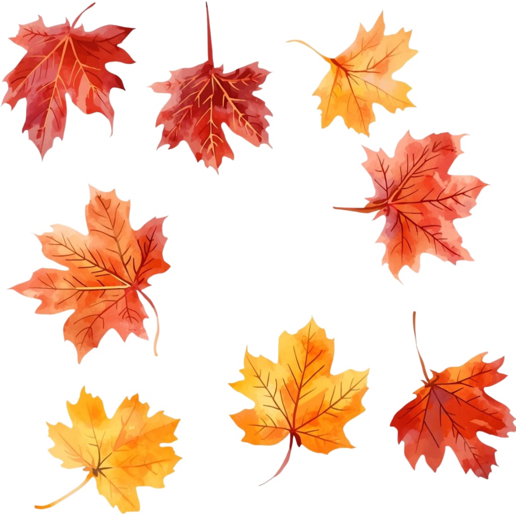 の水彩クリップアートセット(全10種類)|PNG背景透過