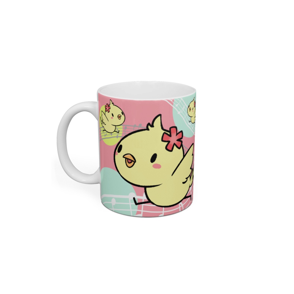 ぴよぴよマグカップ-PINK-