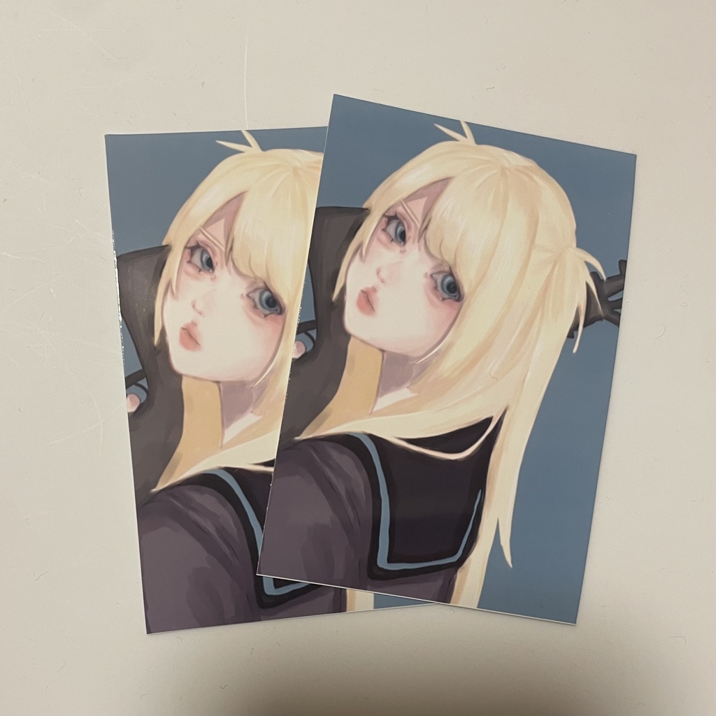 デジタルイラスト トレカ2枚セット