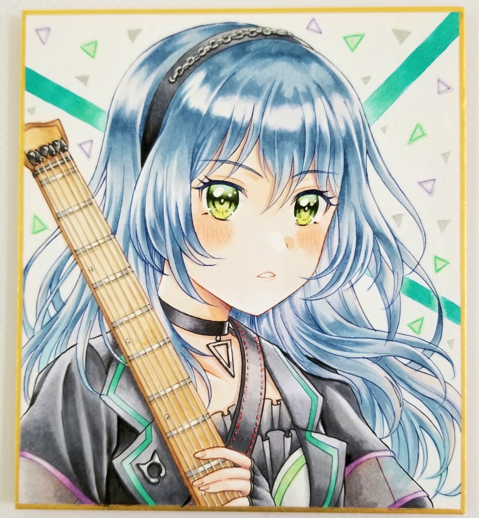 小色紙「ロック」