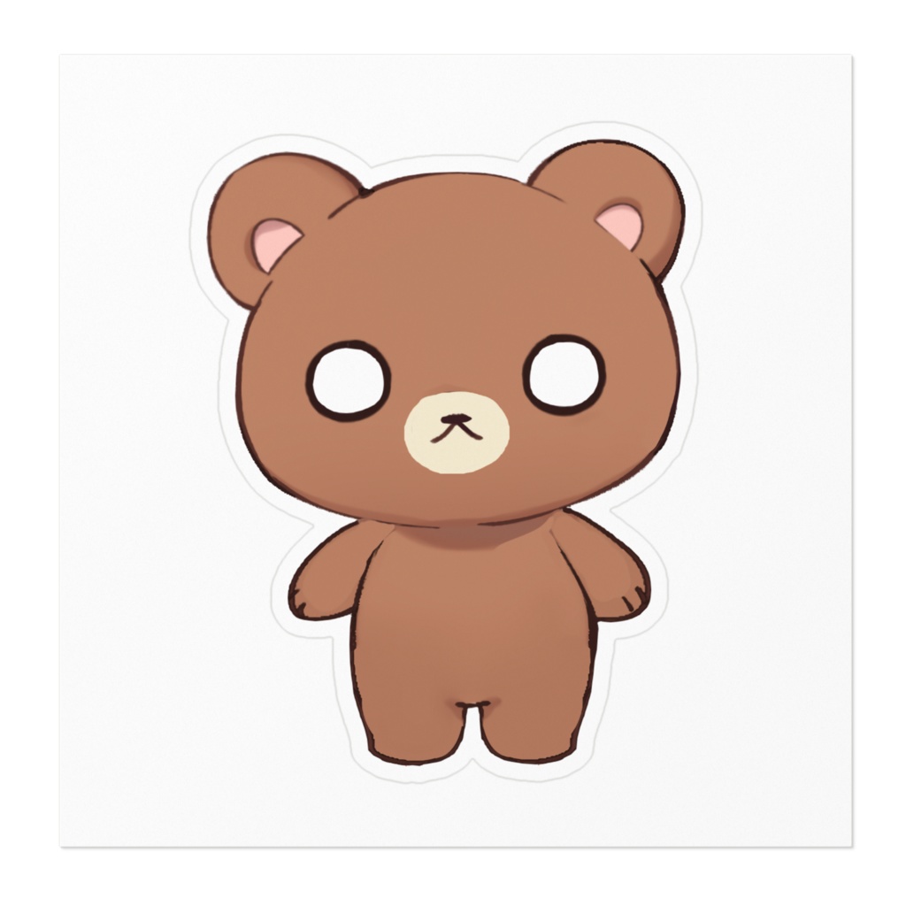 ゆきクマ クソデカステッカー